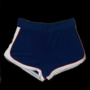 RVCA Navy Blue Cotton Shorts